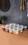 Heritage | Set van 12 bewaarbakjes Kara