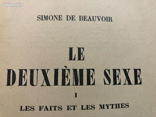 Simone de Beauvoir - Le deuxième sexe de Simone de Beauvoir, Antiek en Kunst, Antiek | Boeken en Manuscripten
