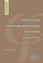 Hermes Philosophie Lecons Sur les Méditations Metap...  Book, Gress, Thibaut, Zo goed als nieuw, Verzenden