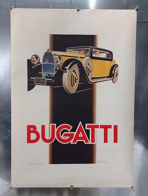 René Vincent - Poster René Vincent - BUGATTI Type 49 -, Antiek en Kunst, Kunst | Tekeningen en Fotografie