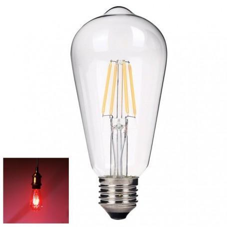 2 Stuks Vintage E27 4W 185-240V ST64 LED-lamp met Filamen..., Huis en Inrichting, Lampen | Overige, Nieuw, Verzenden