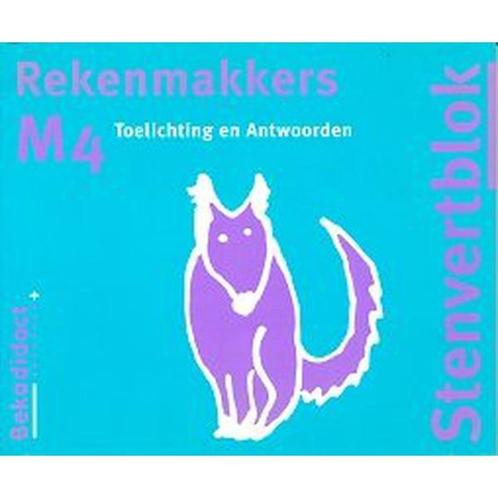 Stenvert Antwoorden Rekenmakkers M4, Boeken, Schoolboeken, Verzenden