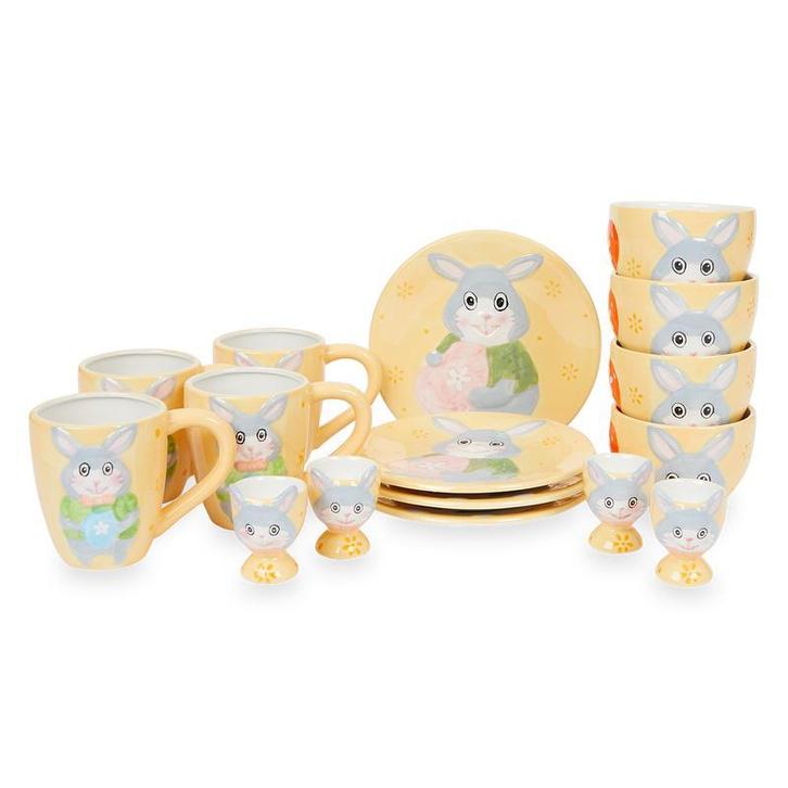 Service de Pâques - 16 pièces | 4 personnes, Maison & Meubles, Accessoires pour la Maison | Autre, Neuf, Envoi
