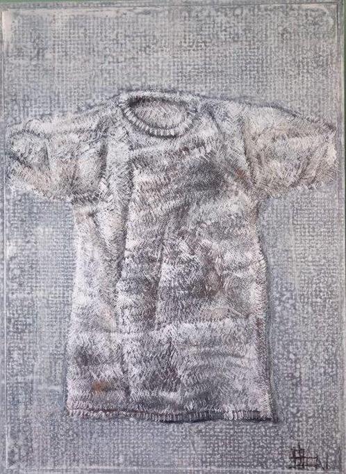 BJAN - Johannes Brons - The blouse - XL, Antiquités & Art, Art | Peinture | Moderne
