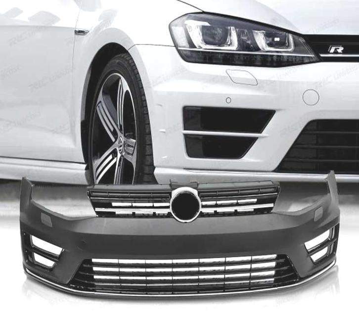 Pare Chocs Frontal Pour Volkswagen Vw Golf 7 12-17 Look R, Auto-onderdelen, Carrosserie, Verzenden