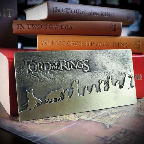 Lord of the Rings -  - Film rekwisiet The Fellowship Plaque, Verzamelen, Film en Tv