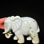 Prachtige citroenjade-olifant - extra kwaliteit Gravure -, Verzamelen