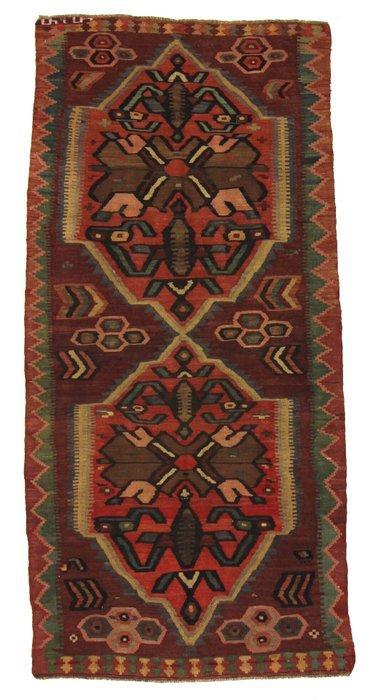 Vieux kilim fin russe - Kelim - 263 cm - 126 cm, Huis en Inrichting, Stoffering | Tapijten en Vloerkleden