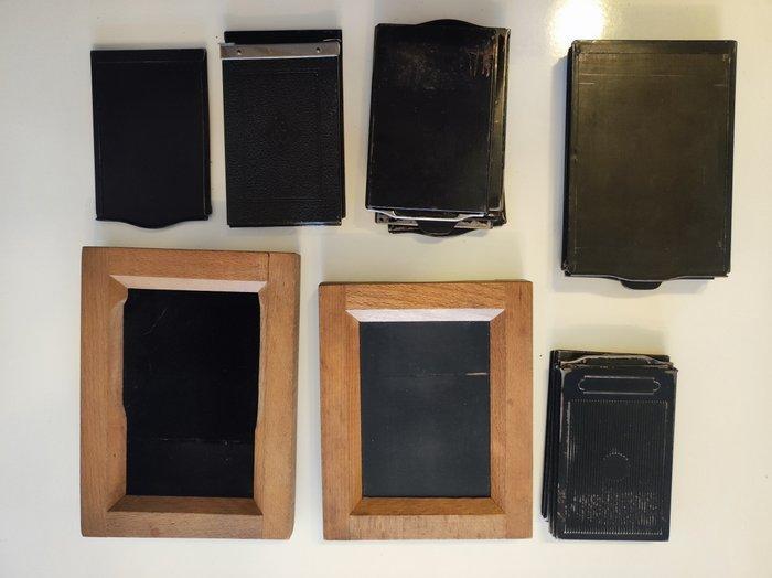 Collection of 18 Vintage Photographic Plate & Film Holders, Audio, Tv en Foto, Fotocamera's Analoog