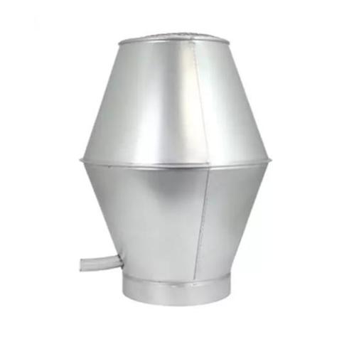 Deflectorkap rond Ø 250 mm | Sendzimir verzinkt, Doe-het-zelf en Bouw, Ventilatie en Afzuiging, Verzenden