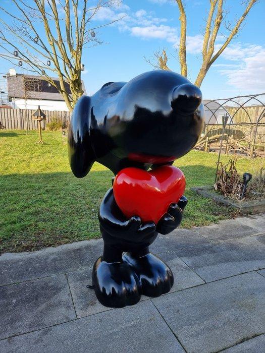 Beeld, XXL Snoopy in Love - Valentine - 118 cm - Hars - 2026, Antiek en Kunst, Curiosa en Brocante