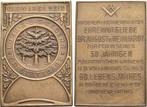 Bronze-plakette 1907 medaille der Praegeanstalt Mayer en..., Verzenden