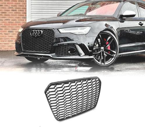 GRILLE AUDI A6 C7 4G 11-14 LOOK RS6 2020 NOIR BRILLANT, Auto-onderdelen, Verlichting, Verzenden