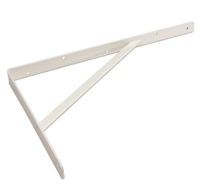 Plankdrager BEAM met schoor 255x395 mm staal wit gelakt, Doe-het-zelf en Bouw, Hang- en Sluitwerk, Klink of Kruk, Nieuw, Overige materialen