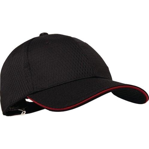 Chef Works Cool Vent baseball cap zwart en rood |ChefWorks, Zakelijke goederen, Horeca | Keukenapparatuur, Nieuw in verpakking