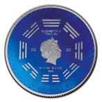 Tokelau. 5 Dollars 2020 1 oz Silver Equilibrium Metalic Blue