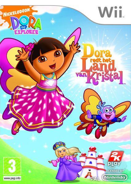 Dora Saves the Crystal Kingdom-Standaard (Wii) Gebruikt, Games en Spelcomputers, Games | Nintendo Wii, Ophalen of Verzenden