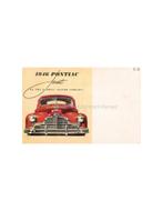 1946 PONTIAC FINEST OF THE FAMOUS SILVER STREAKS BROCHURE, Nieuw