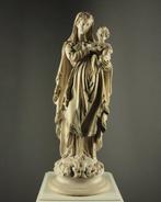 Statuette, Maria met Kind - 42 cm - Plâtre, Antiek en Kunst