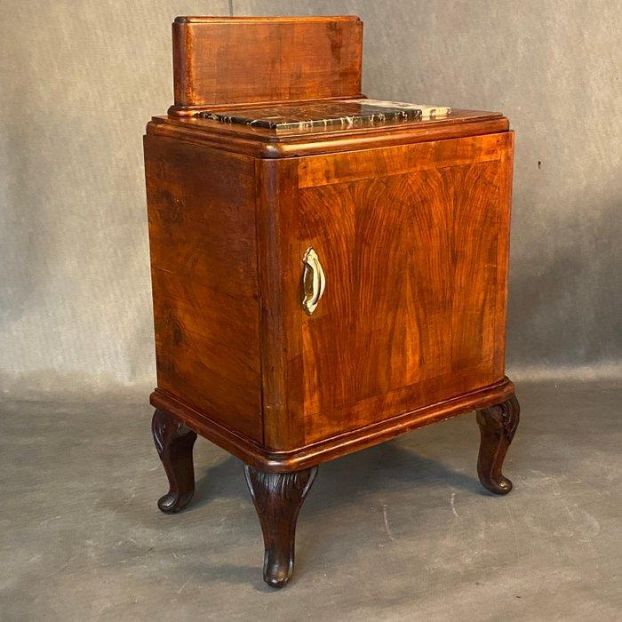 Kabinet - Hout, Italiaanse ambachtssnijderij begin 20e, Antiek en Kunst, Curiosa en Brocante