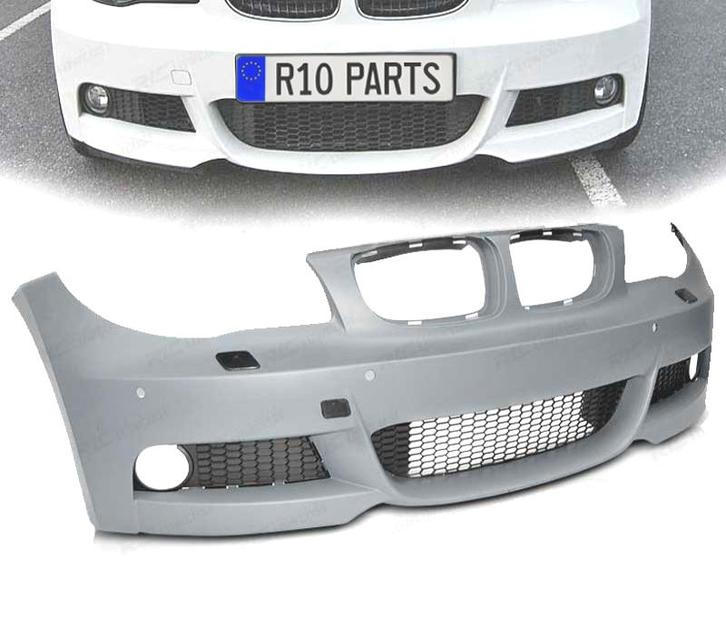 PARE-CHOCS AVANT BMW E81 E82 87 E88 LCI 07-13 LOOK M PDC, Auto-onderdelen, Carrosserie, Verzenden