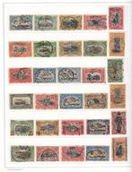 Congo belge 1886/1959 - lot de timbres différenciés,