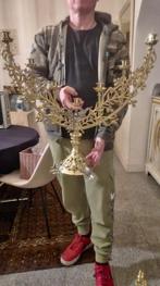 Kaarsenhouder - Brons - Gothic kerk kandelaar, Antiek en Kunst