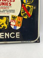 Emaillerie Belge - Les Provinces Reunies Assurances - Plaque