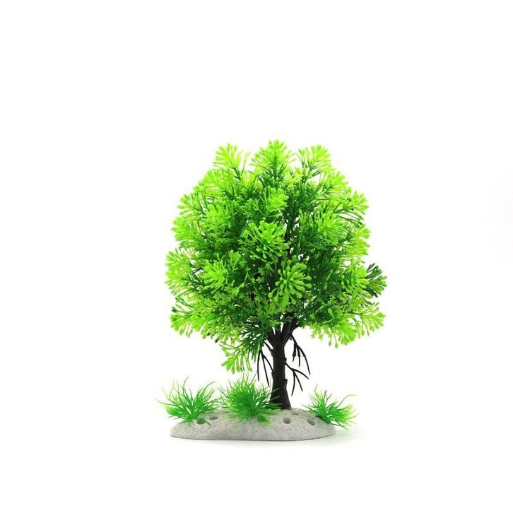 Kunstplant boom met gras OS-250 - aquarium decoratie, Dieren en Toebehoren, Vissen | Aquaria en Toebehoren, Sierelement, Nieuw