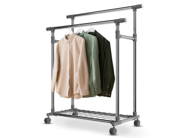 Veiling - Metalen kledingrek op wielen, Kleding | Dames, Kledingrekken, Nieuw