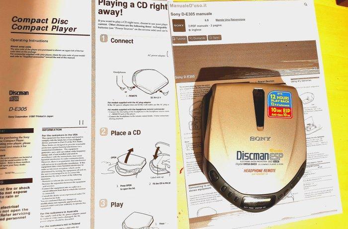 Sony - D-E305 - SRS-A5S - MDR-005 Draagbare radio, Audio, Tv en Foto, Radio's