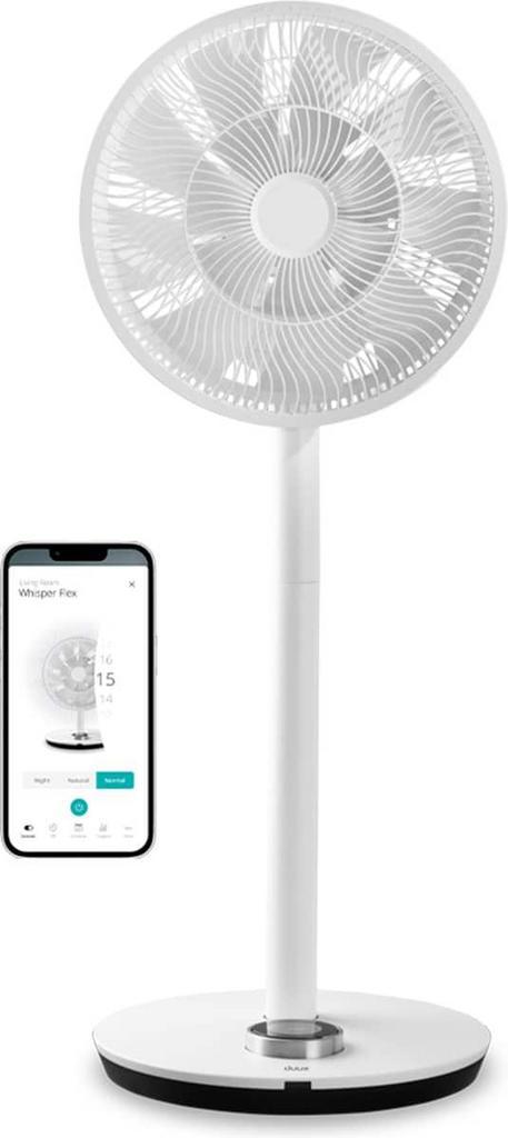 Duux Whisper Flex - Smart Statiefventilator - Staande, Elektronische apparatuur, Ventilatoren, Zo goed als nieuw, Verzenden