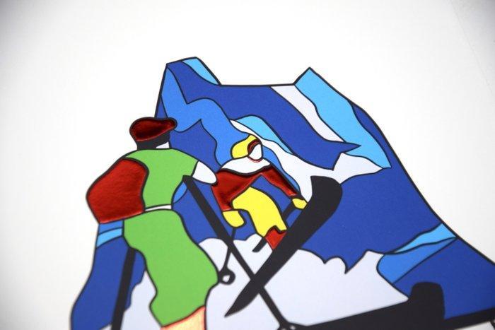 Marco Lodola (1955) - Sciatori, Antiek en Kunst, Antiek | Overige Antiek