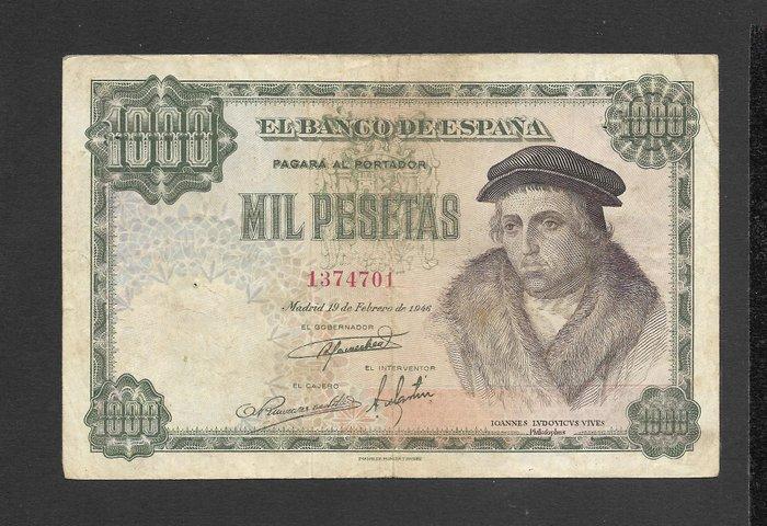 Spanje. - 3 x 1000 - various dates, Postzegels en Munten, Bankbiljetten | Europa | Niet-Eurobiljetten