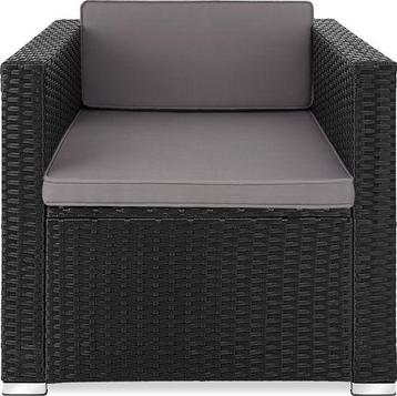 2eChoix | tectake® fauteuil confortable en osier avec, Jardin & Terrasse, Ensembles de jardin, Ophalen of Verzenden
