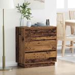 vidaXL Nachtkastje met LED in Oude Hout 71x34,5x75 cm, Huis en Inrichting, Slaapkamer | Nachtkastjes, Verzenden, Nieuw