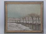 Wolfgang Hütten (1922-1988) - Winterlandschaft mit Kanal und