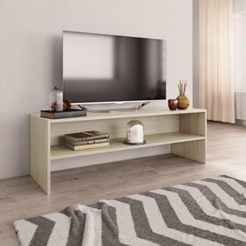 vidaXL Tv-meubel 120x40x40 cm bewerkt hout sonoma, Huis en Inrichting, Kasten |Televisiemeubels, Verzenden, Nieuw
