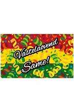 Gevelvlag Vastelaovend Same 90X150, Hobby en Vrije tijd, Feestartikelen, Verzenden, Nieuw