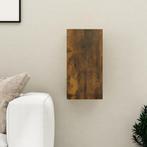 vidaXL Tv-meubel 30,5x30x60 cm bewerkt hout gerookt, Huis en Inrichting, Kasten |Televisiemeubels, Verzenden, Nieuw