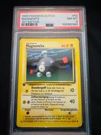 Pokémon - 1 Graded card - Magnemite 53/102 First edition -, Hobby en Vrije tijd, Nieuw
