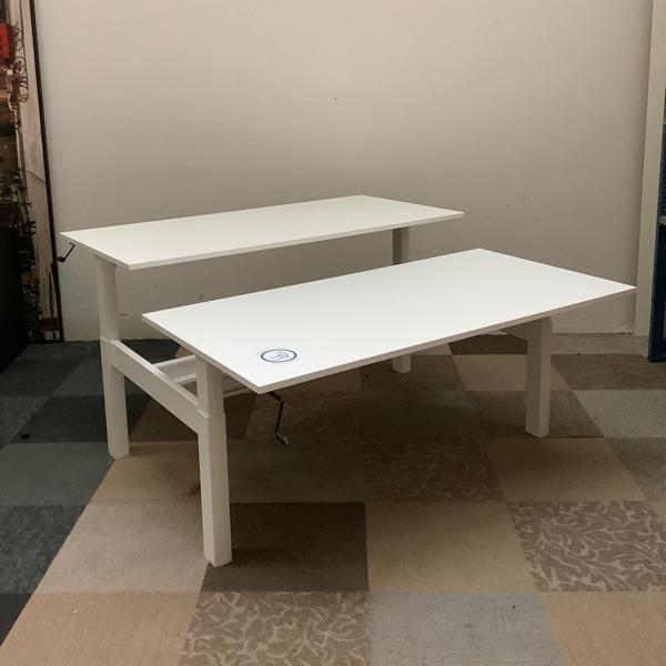 slinger Duo bureau, per blad 160x80 cm, Wit, Huis en Inrichting, Bureaus, Bureau, Gebruikt