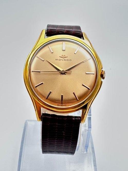 Movado - Manual-Wind Vintage Watch – Gold-Plated Case –, Handtassen en Accessoires, Horloges | Heren