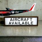 Aircraf Available - Original Airport Illuminated Sign -