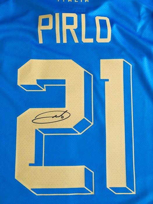 Andrea Pirlo - Maillot domicile de lItalie signé, Verzamelen, Overige Verzamelen
