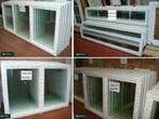 pvc kwarts grijs, antracietgrijs, wit ramen,deuren uit stock, Doe-het-zelf en Bouw, Kunststof, Raamkozijn, Nieuw, Ophalen of Verzenden