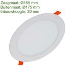 LED Inbouw Downlight 12W Slim 155mm 1000lm Euro stekker, Huis en Inrichting, Lampen | Plafondlampen, Nieuw, Verzenden