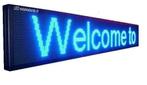 Blauwe LED lichtkrant - VOORRAAD -met TOETSENBORD licht bord, Ophalen of Verzenden, Nieuw