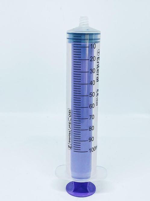 GBUK Voedingsspuit ENFit 100ml - steriel verpakt, Diversen, Verpleegmiddelen, Nieuw, Ophalen of Verzenden