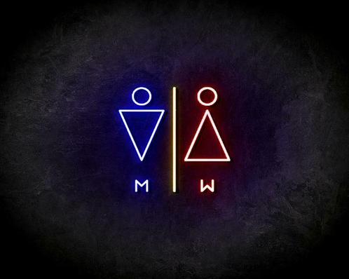 WC COLORFUL neon sign - LED neon reclame bord, Zakelijke goederen, Horeca | Overige, Verzenden